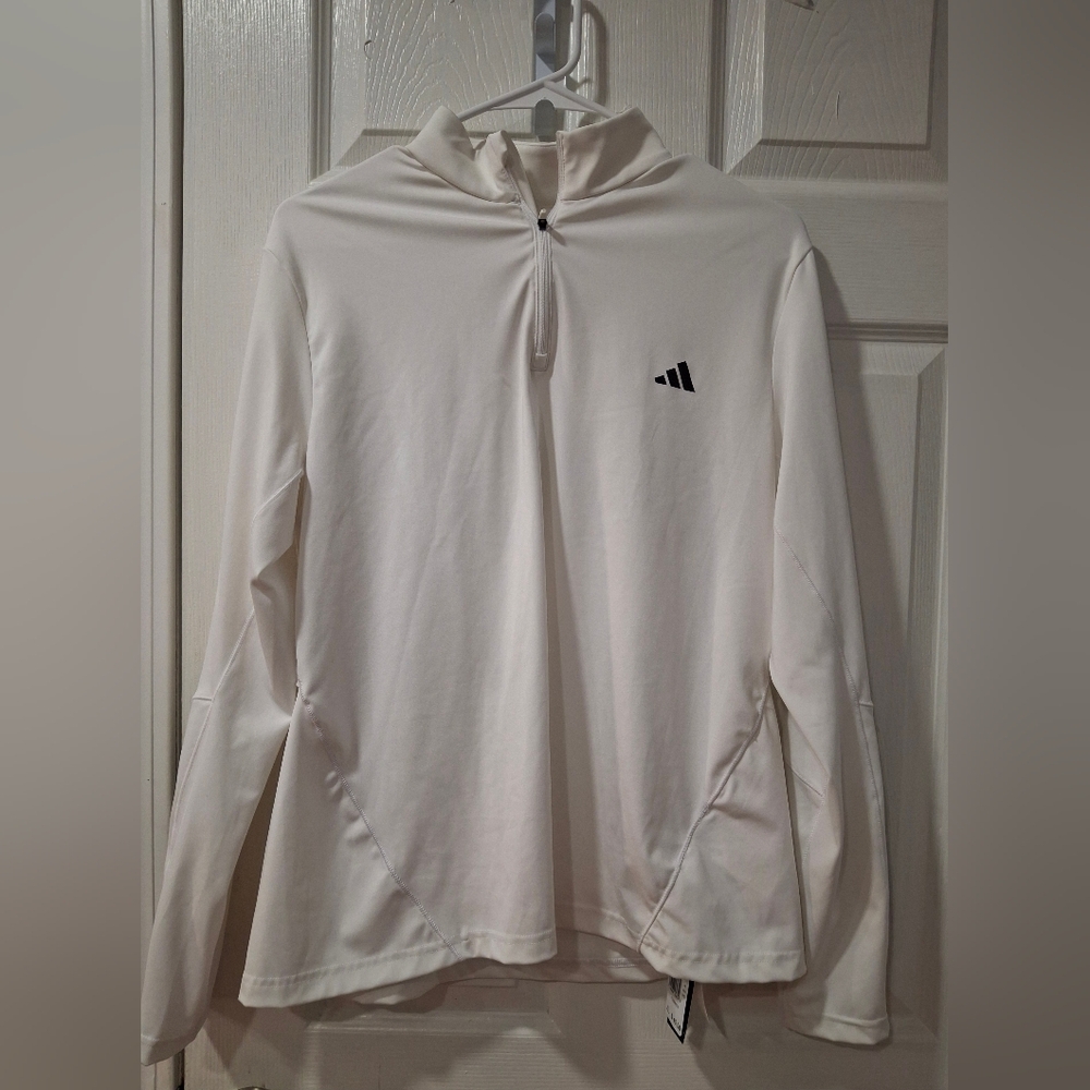Adidas White Hoodie